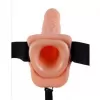  PD3374-21 9" Hollow Strap On with Balls