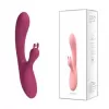  LL-B2003 DEFT DEER RABBIT VIBRATOR DILDO MORADO