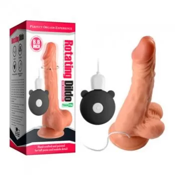  22 cm Largo x 4.4 cm Ancho -  QS-U001 ROTATING DILDO