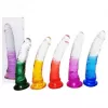  21 Centimetros - 8" QS-D016 DILDO BICOLOR (Color según existencias)