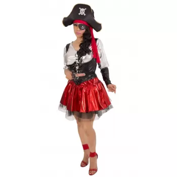  Disfraz sexy de Pirata Annie Bonny Para Mujer - TR67H