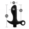  BL-11615 Silicone Vibrating Prostate Massager 01 Black