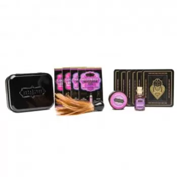  Kit Polvos Corporales, Aceites y Juego De Cartas Sensuales WEEKENDER RASBERRY KISS