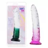  21 Centimetros - 8" QS-D016 DILDO BICOLOR (Color según existencias)