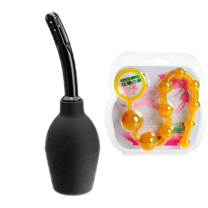  Bolas Anales Yellow Y Ducha Anal G004