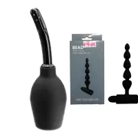  aixiASIA0129 BEAD ANAL TOY & REMOVABLE BULLET Y Ducha Anal G004