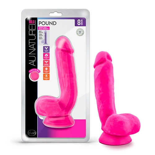  21 cm Largo x 5 cm Ancho - BL-55300 Dildo Pink