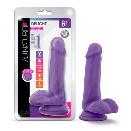  16 cm Largo x 3.1 cm Ancho - BL-59901 Dildo Purple