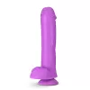  27 cm LArgo x 5.7 cm BL-26421 11 Inch Silicone Dual Density Cock with Balls Neon Purple