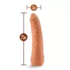  19 cm Largo  x 5 cm BL-51337 7.5 Inch Dildo with Suction Cup Adapter Mocha