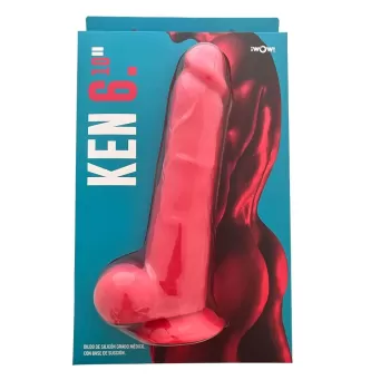 26 cm Largo x 5.7 cm DILDO REALISTA KEN6 ROJO 26CM