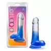 16 cm Largo  x  3.1 cm Ancho Stella Blue 6 Inch Dildo Blue Blush Novelties BL-38502