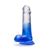  16 cm Largo  x  3.1 cm Ancho Stella Blue 6 Inch Dildo Blue Blush Novelties BL-38502