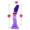  19 cm Largo  x  3.8 cm Ancho D2 Purple Rain Blush Novelties BL-88262