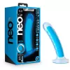  17 cm Largo x 3.1 cm Ancho Tao 7" Silicone Dual Density Dildo Neon Blue Blush Novelties BL-80803