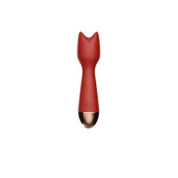  MINI VIBRADOR KITTY RECARGABLE ROJO