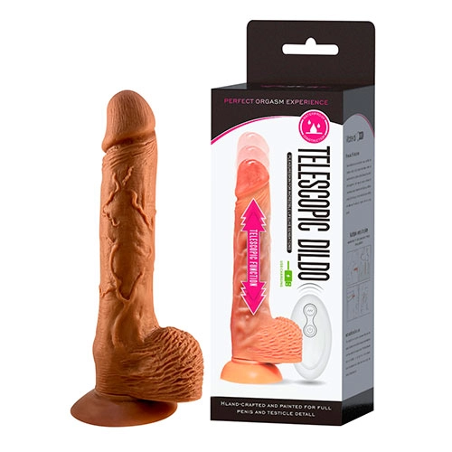  22 cm Largo x 4 cm Ancho Telescopic Dildo 8.8"