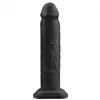  25 cm Largo x 4 cm PD4129-23 X-TENSIONS 10" SILICONE HOLLOW EXTENSION BLACK