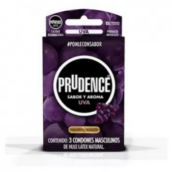  CONDON PRUDENCE SABOR Y AROMA UVA 3 PZS